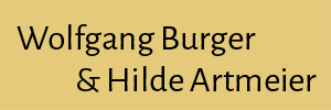 logo burger-artmeier.com
Krimi-Duo und Autorenpaar
Wolfgang Burger & Hilde Artmeier logo burger-artmeier.com
Krimi-Duo und Autorenpaar
Wolfgang Burger & Hilde Artmeier